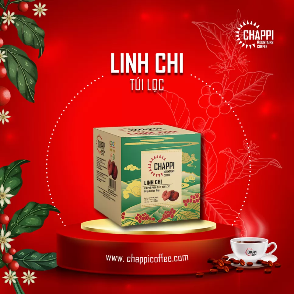Chappi Specialty Drip Bag Coffee Mix With Ganoderma